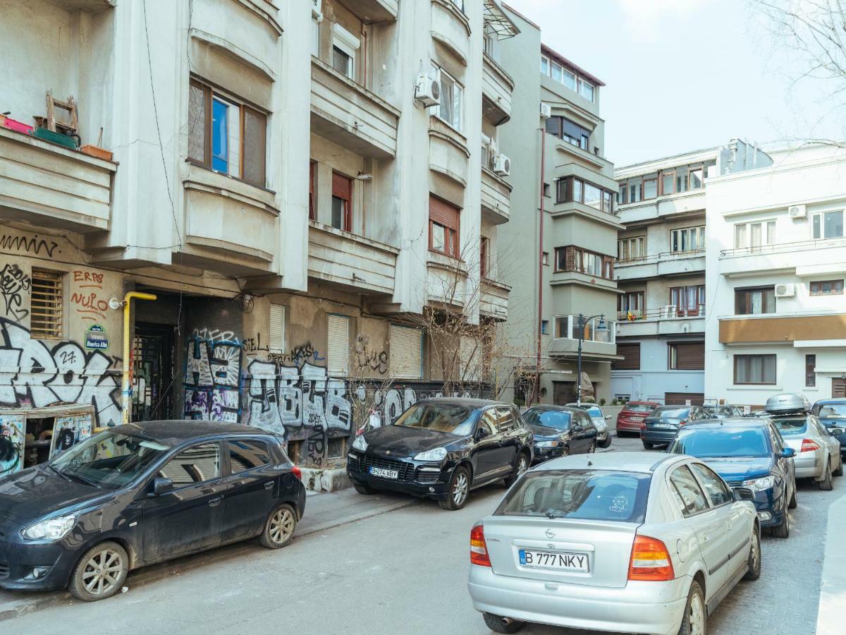 Alba Apartment On Calea Victoriei Bukares Bagian luar foto